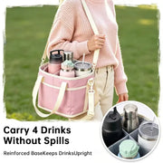 4-Compartment Leakproof Drink Carrier Bag product image 9