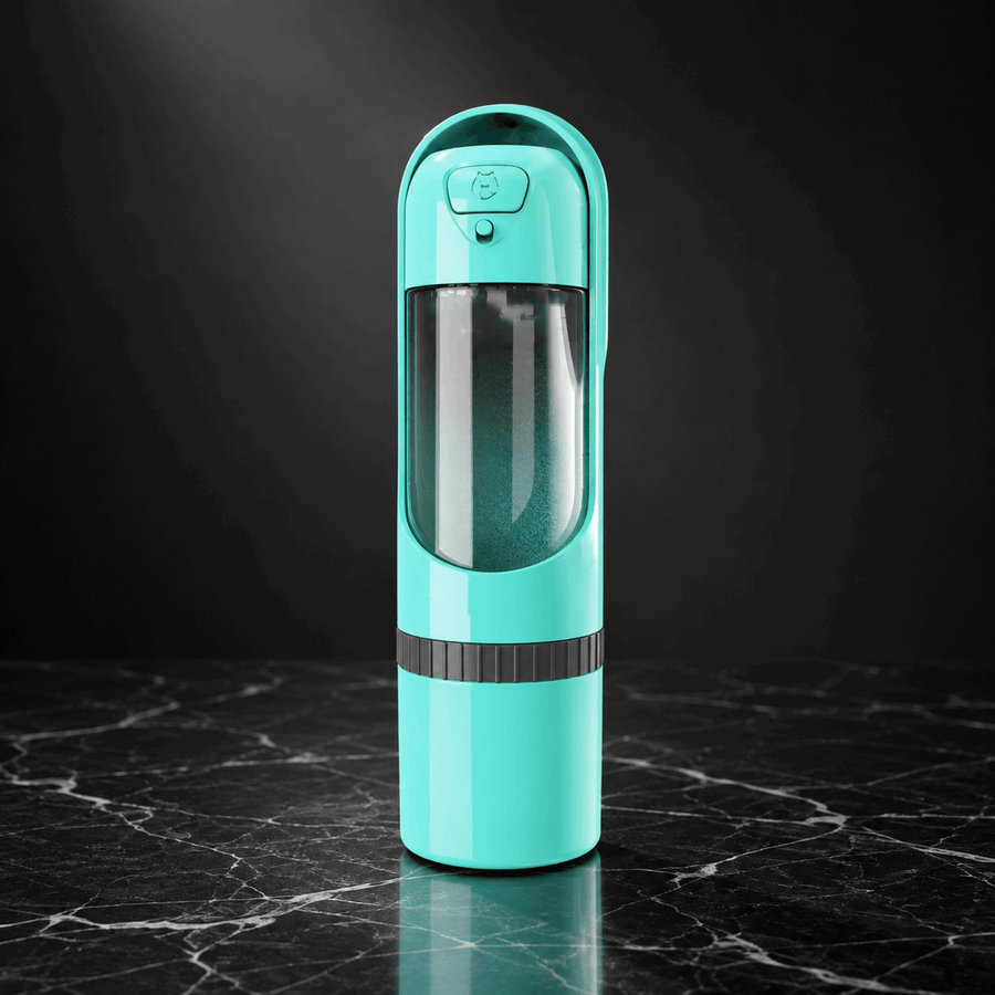 Charcoal Filter Portable Pet Water Feeder Bottle