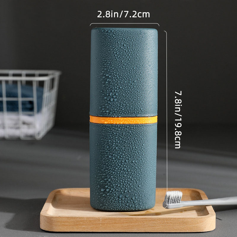 Travel Toothbrush and Cup Storage Set