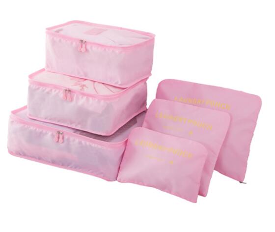 Double-Zipper Packing Cube Set, 6-Piece