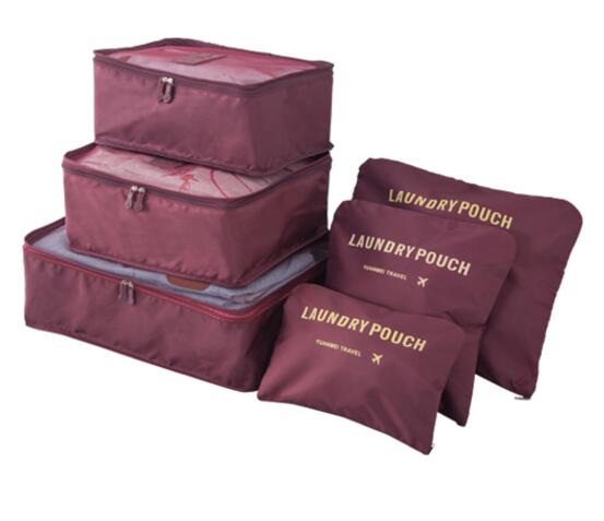 Double-Zipper Packing Cube Set, 6-Piece