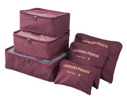Double-Zipper Packing Cube Set, 6-Piece