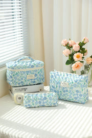Noir Quilted Travel & Makeup Organizer