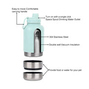 Outdoor Thermal Pet Outing Water Cup Bottle Pet Travel product image 6