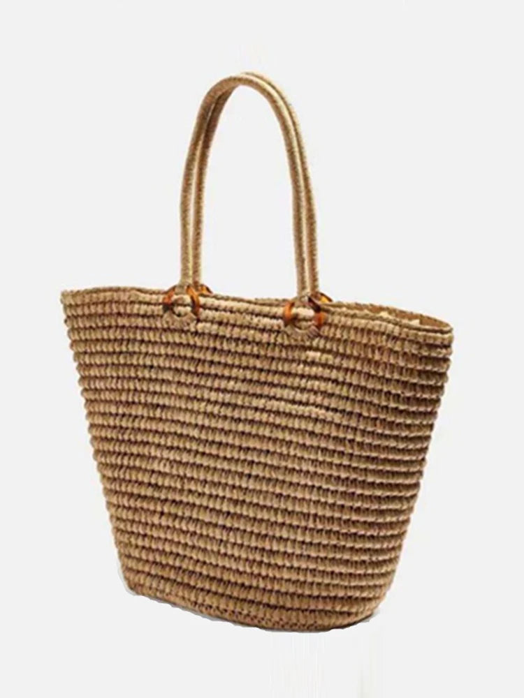 Luna Marisol Straw Tote