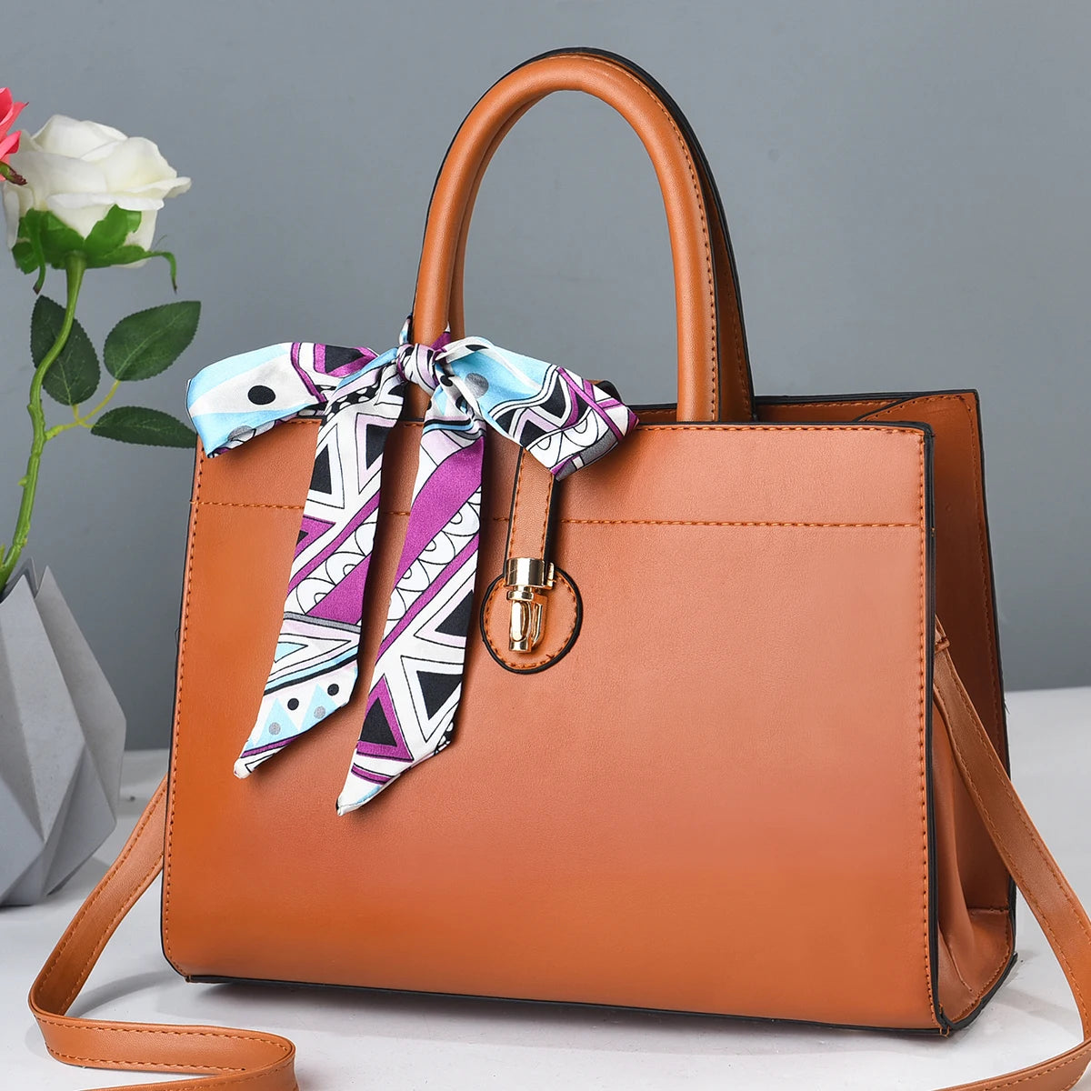 Luna Camille Scarf Tote