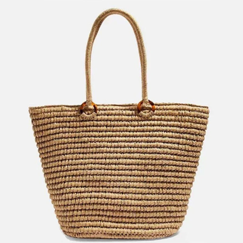 Luna Marisol Straw Tote