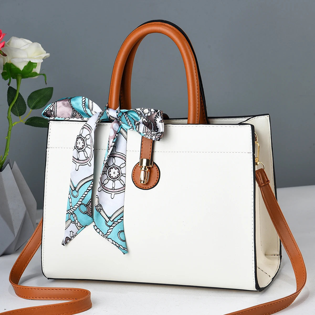 Luna Camille Scarf Tote