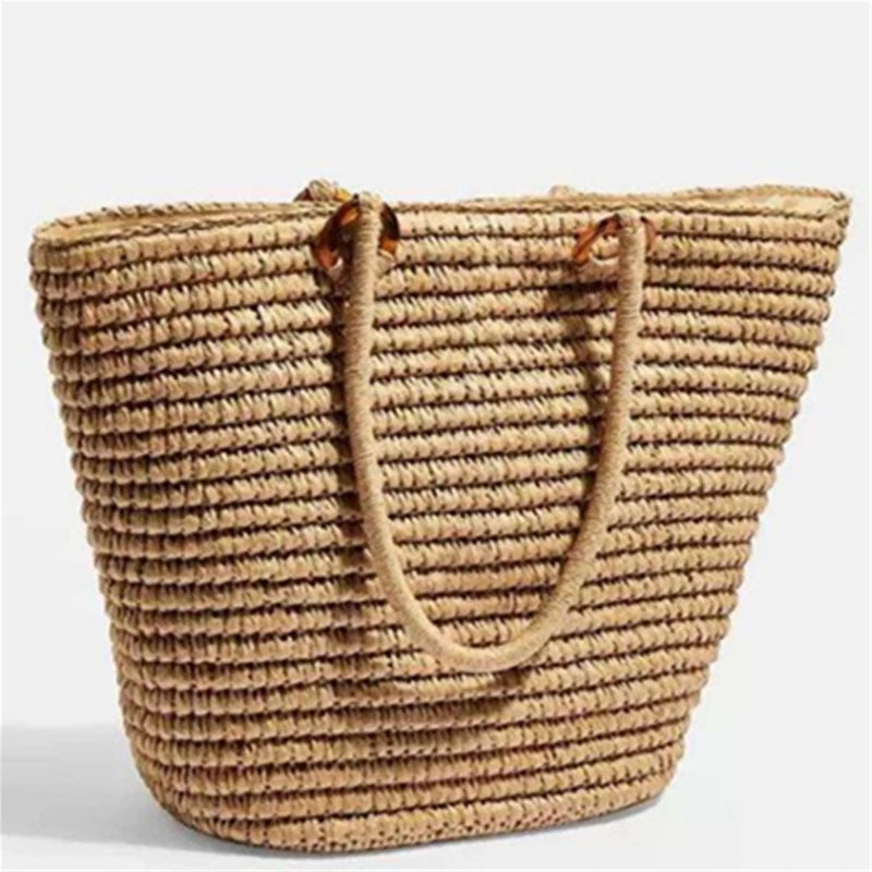 Luna Marisol Straw Tote