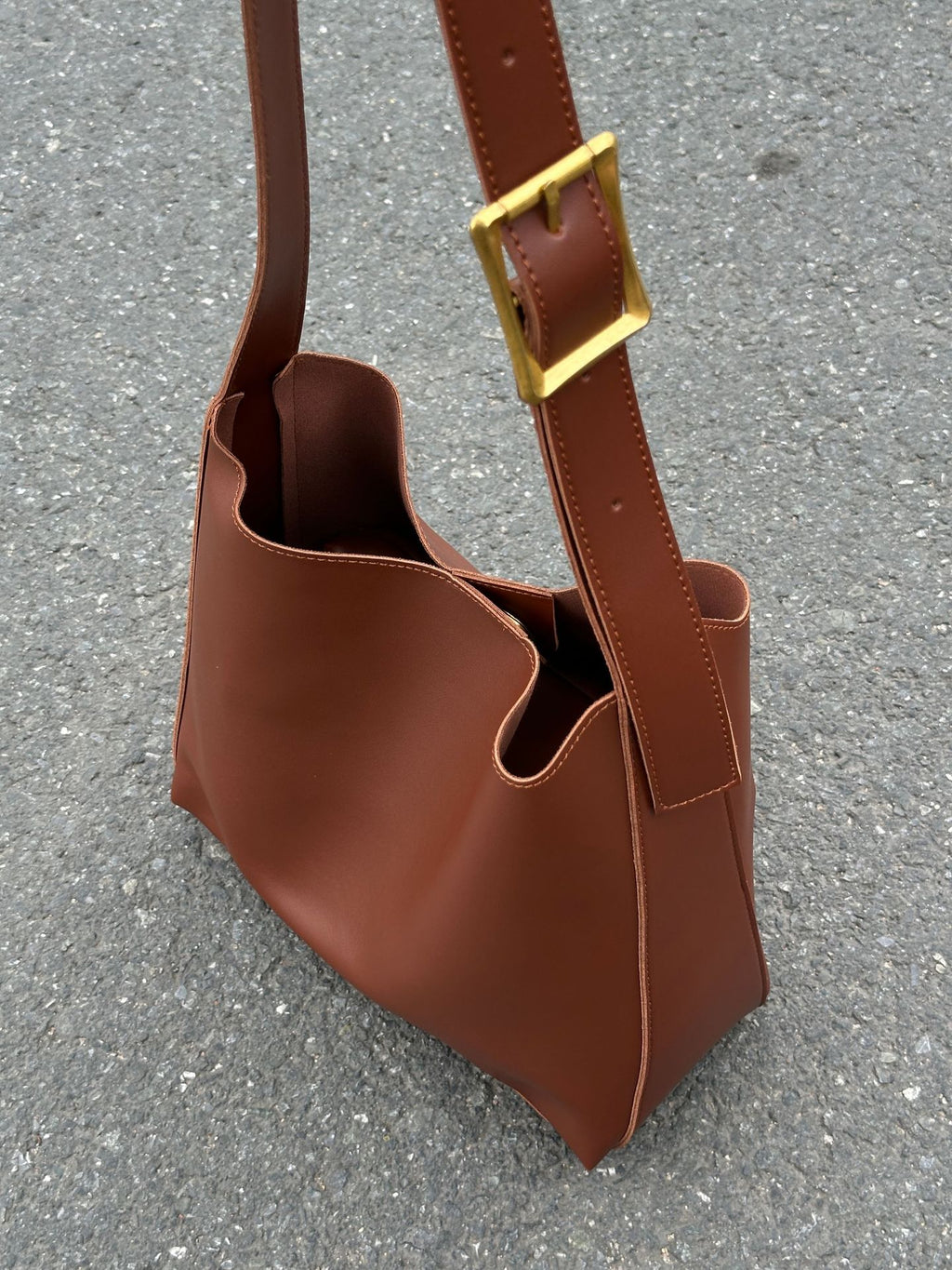 Weiche Bucket-Schulter-Umhängetasche