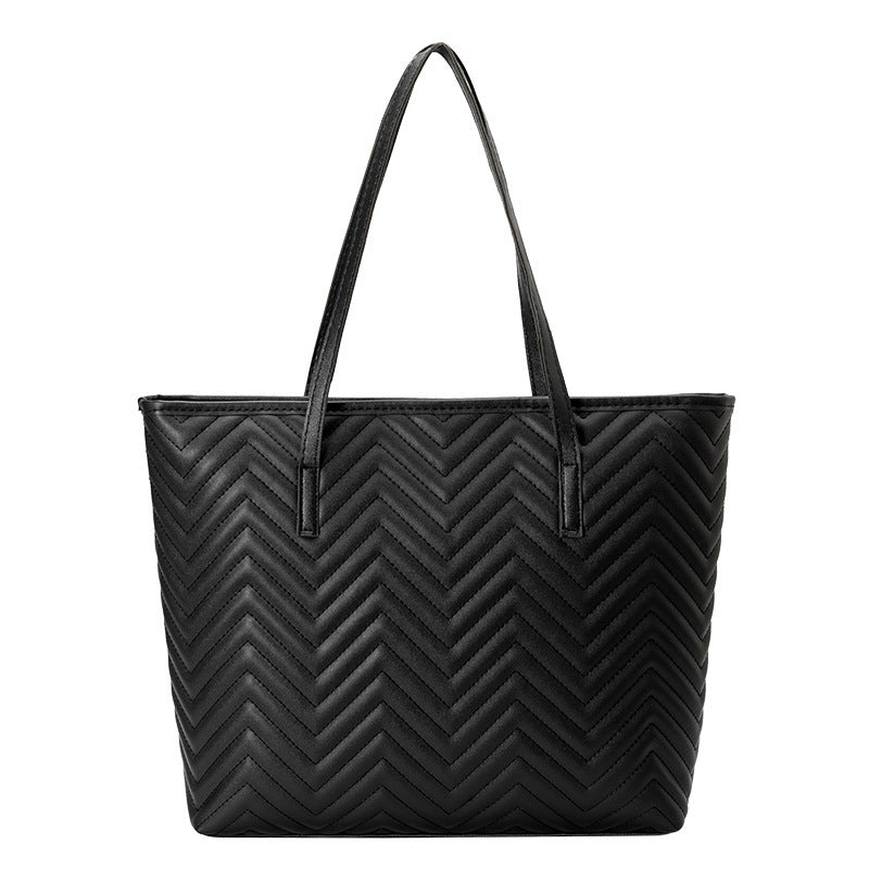 Luna Wave Embroidered Shoulder Bag