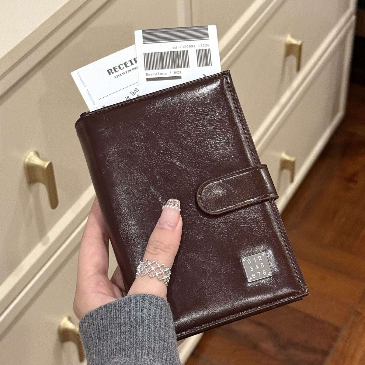 Fold & Clip Passport Holder Wallet product image 9