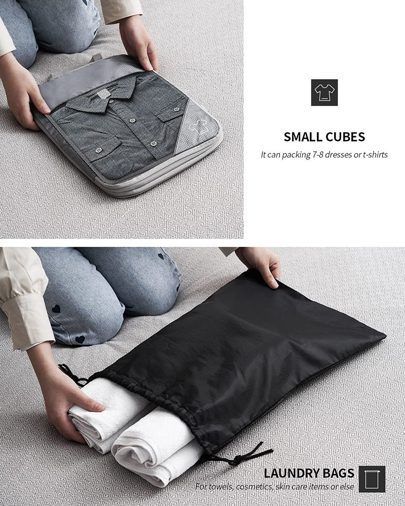 3-6 Piece Travel Compression Storage Bag Set