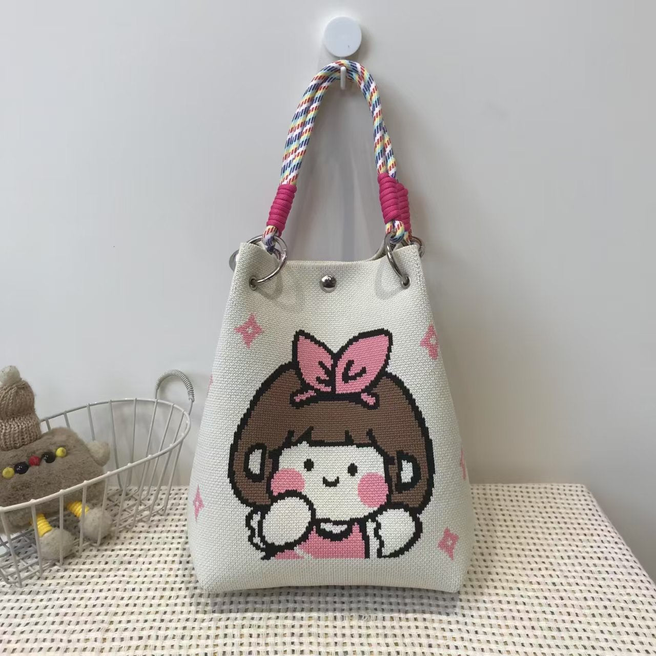Luna Mono Knit Tote