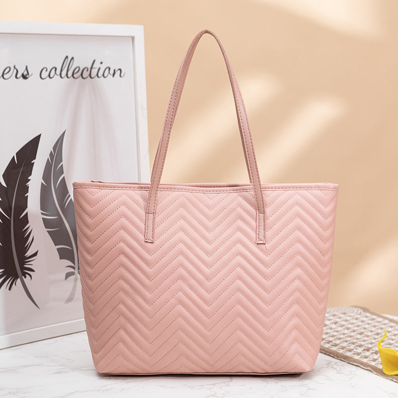 Luna Wave Embroidered Shoulder Bag