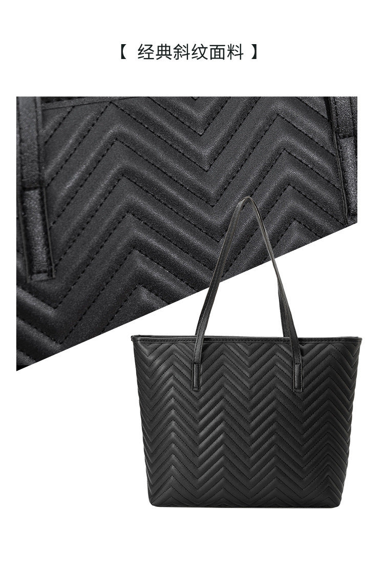 Luna Wave Embroidered Shoulder Bag