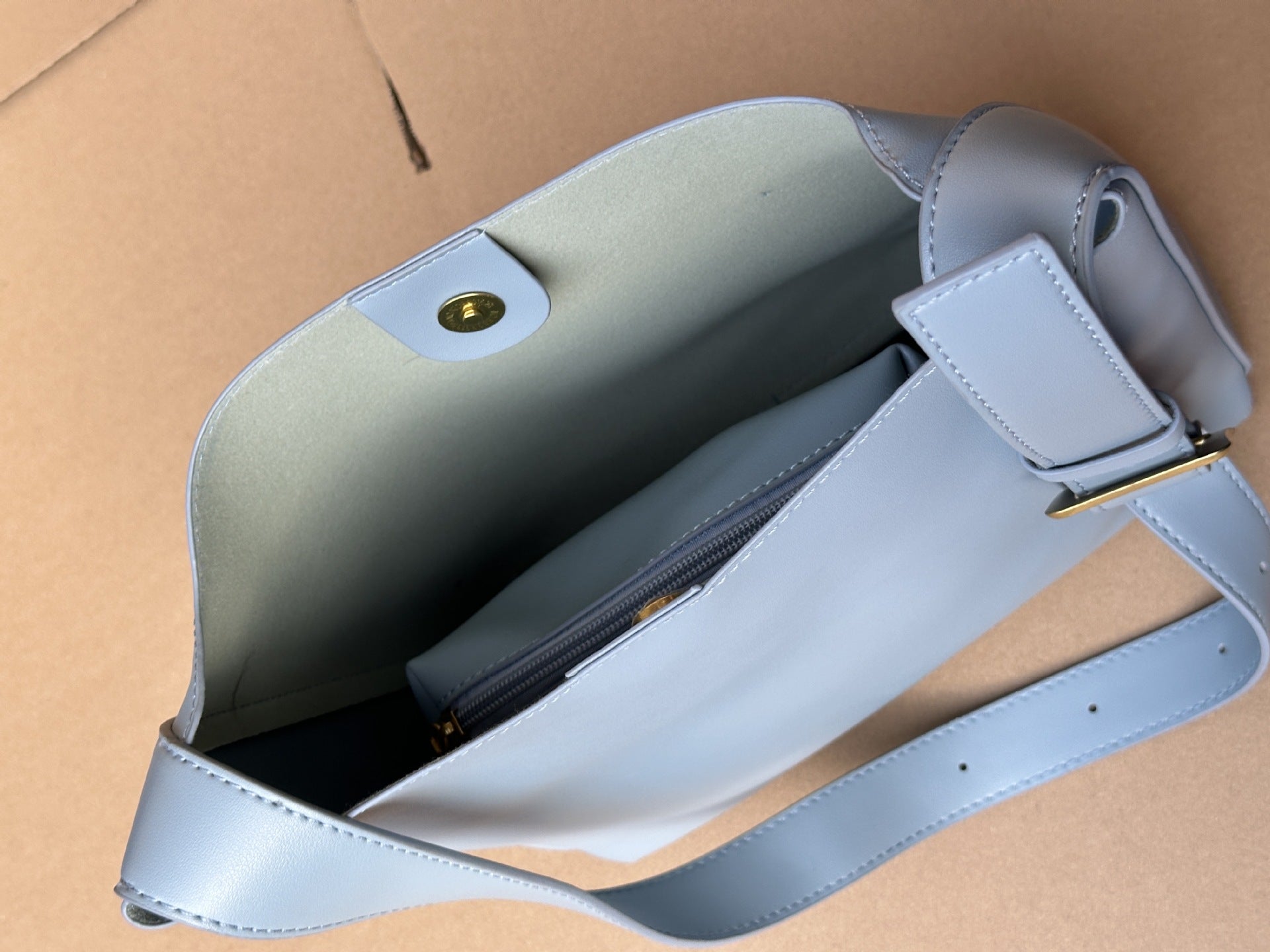 Weiche Bucket-Schulter-Umhängetasche