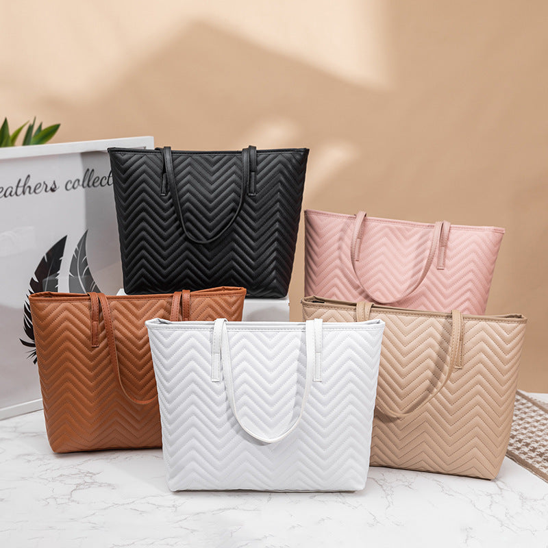 Luna Wave Embroidered Shoulder Bag