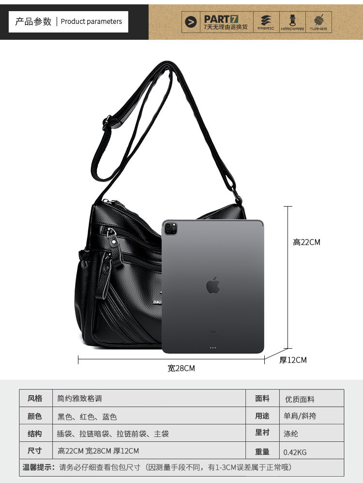 Luna Layer Multi-Pocket Crossbody