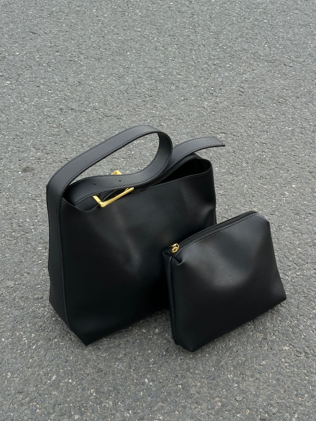 Weiche Bucket-Schulter-Umhängetasche
