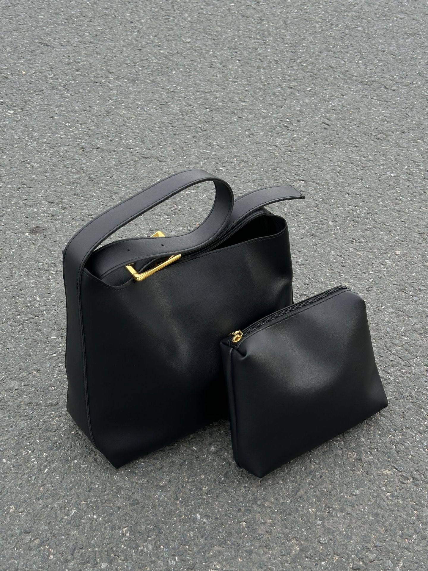 Weiche Bucket-Schulter-Umhängetasche