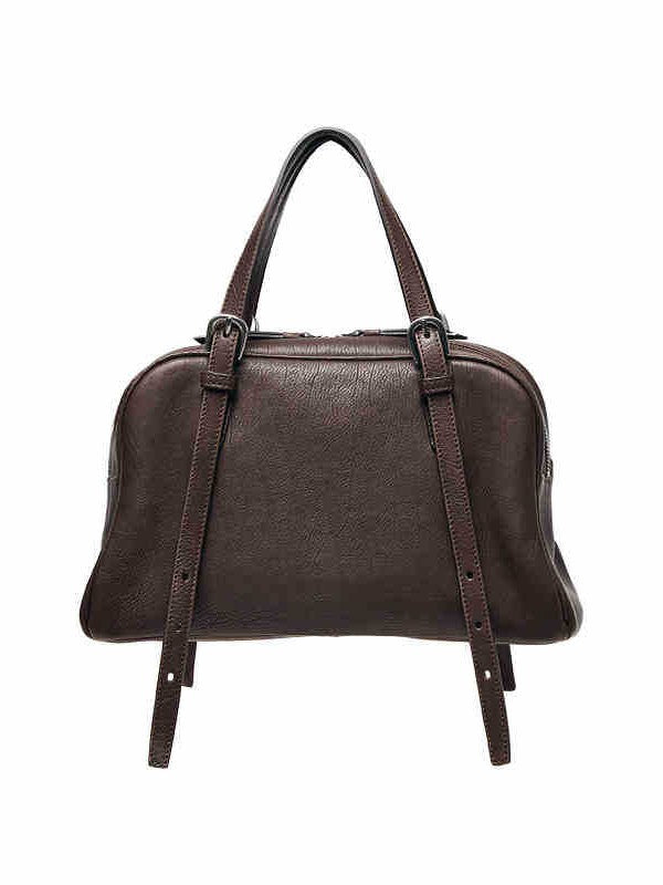 Bowlingtasche aus pflanzlich gegerbtem Leder