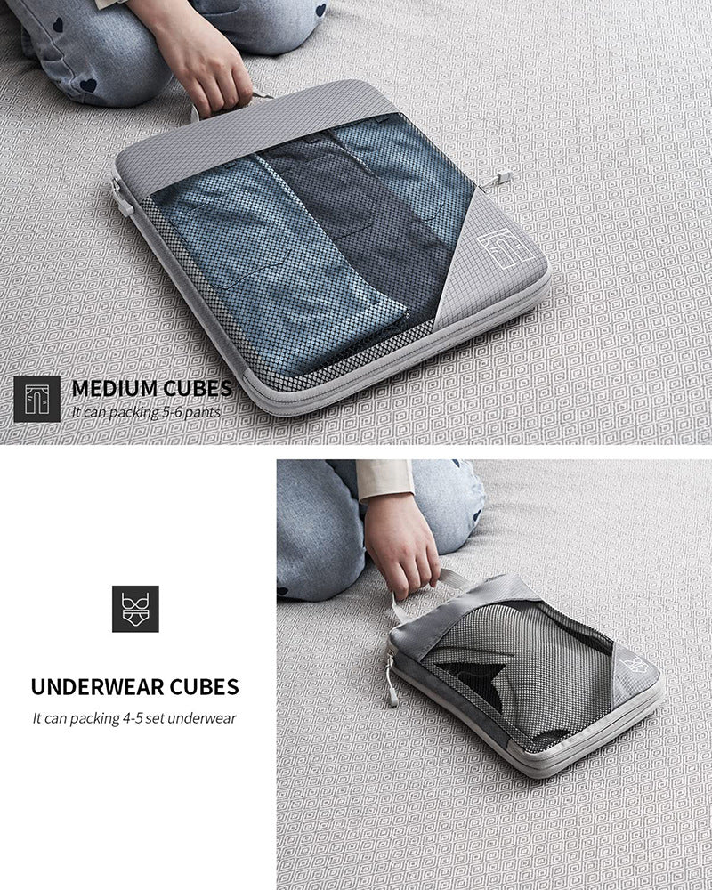 3-6 Piece Travel Compression Storage Bag Set