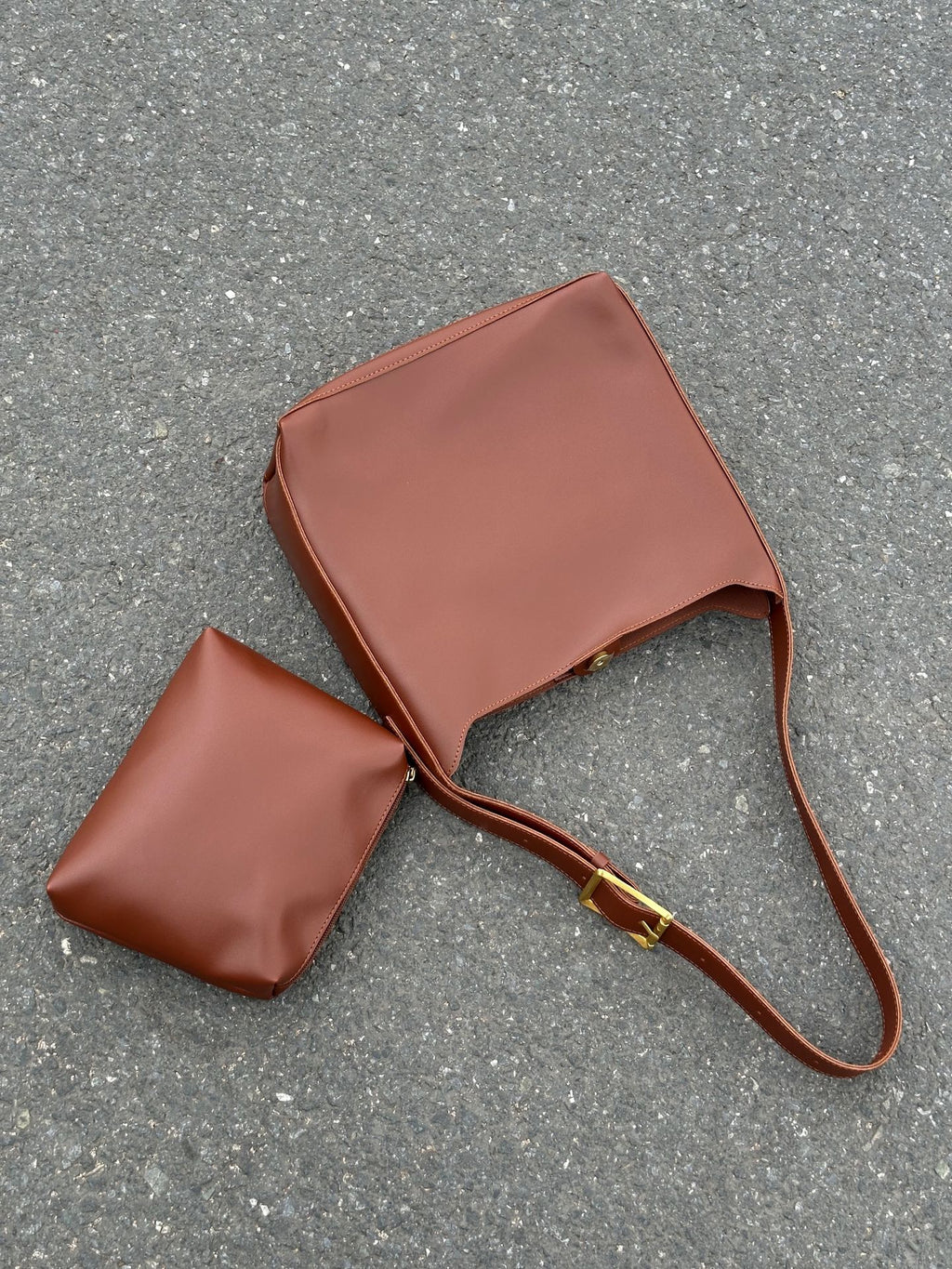 Weiche Bucket-Schulter-Umhängetasche