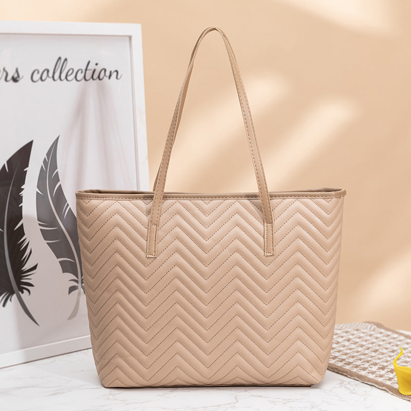 Luna Wave Embroidered Shoulder Bag