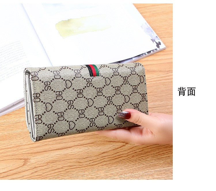 Luna Stripe Tri-Fold Wallet