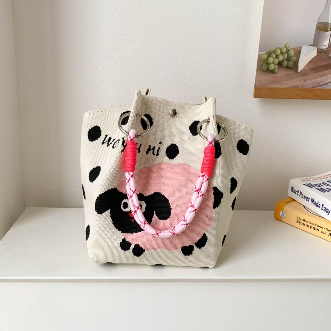 Luna Mono Knit Tote