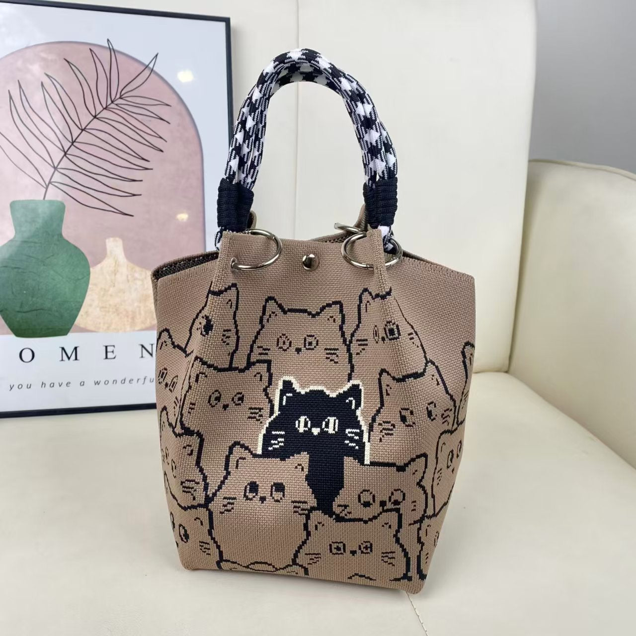 Luna Mono Knit Tote
