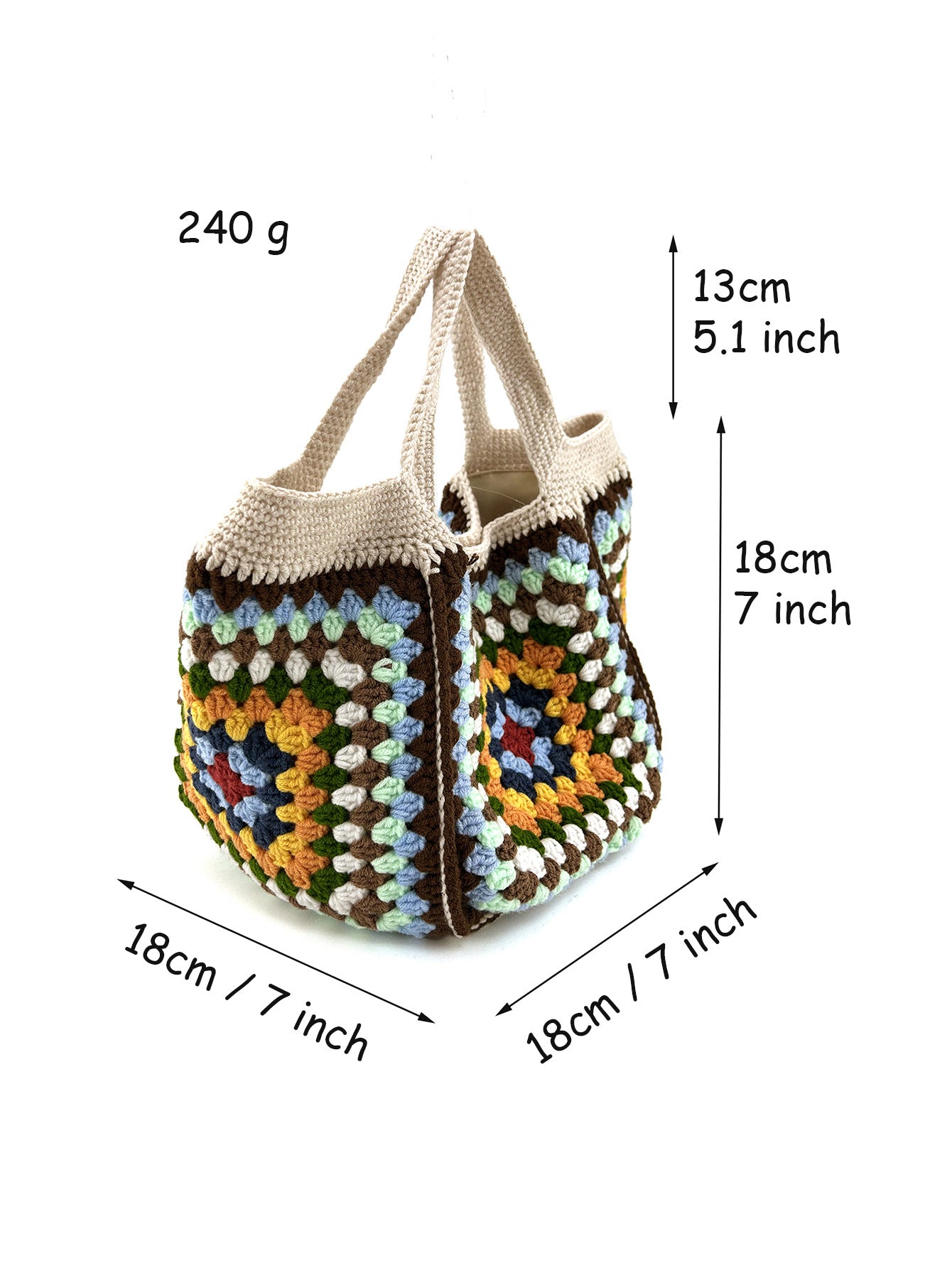 Luna Sol Crochet Tote