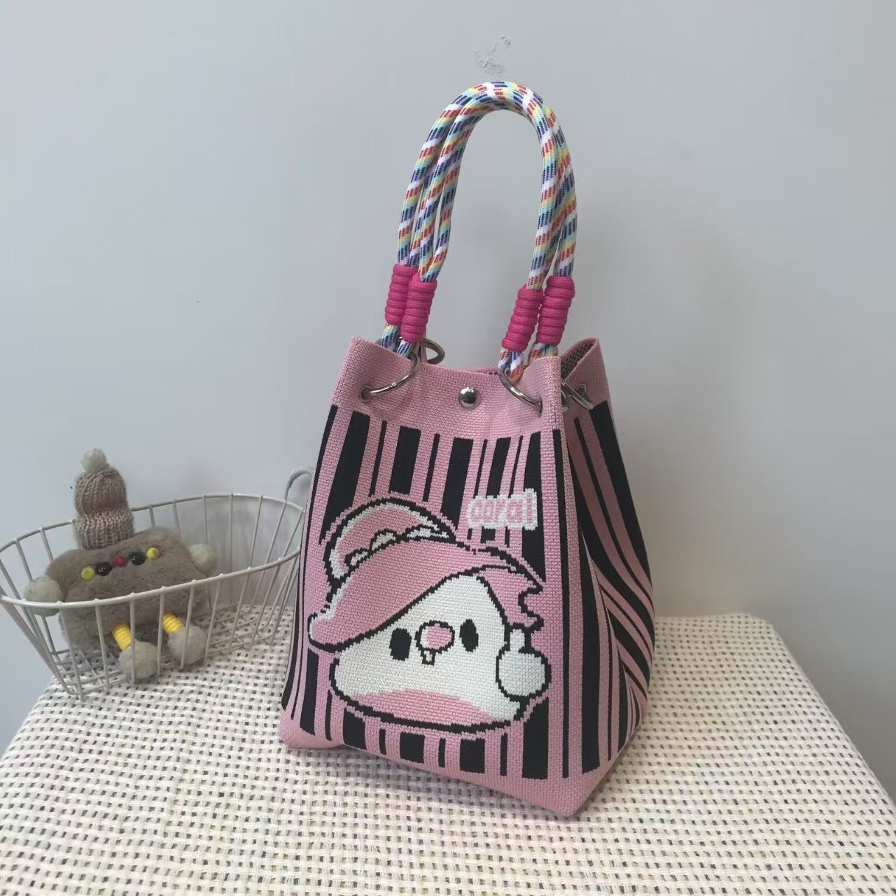 Luna Mono Knit Tote