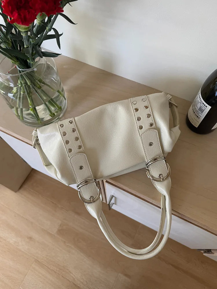 Luna Rebel Rivet Shoulder Bag
