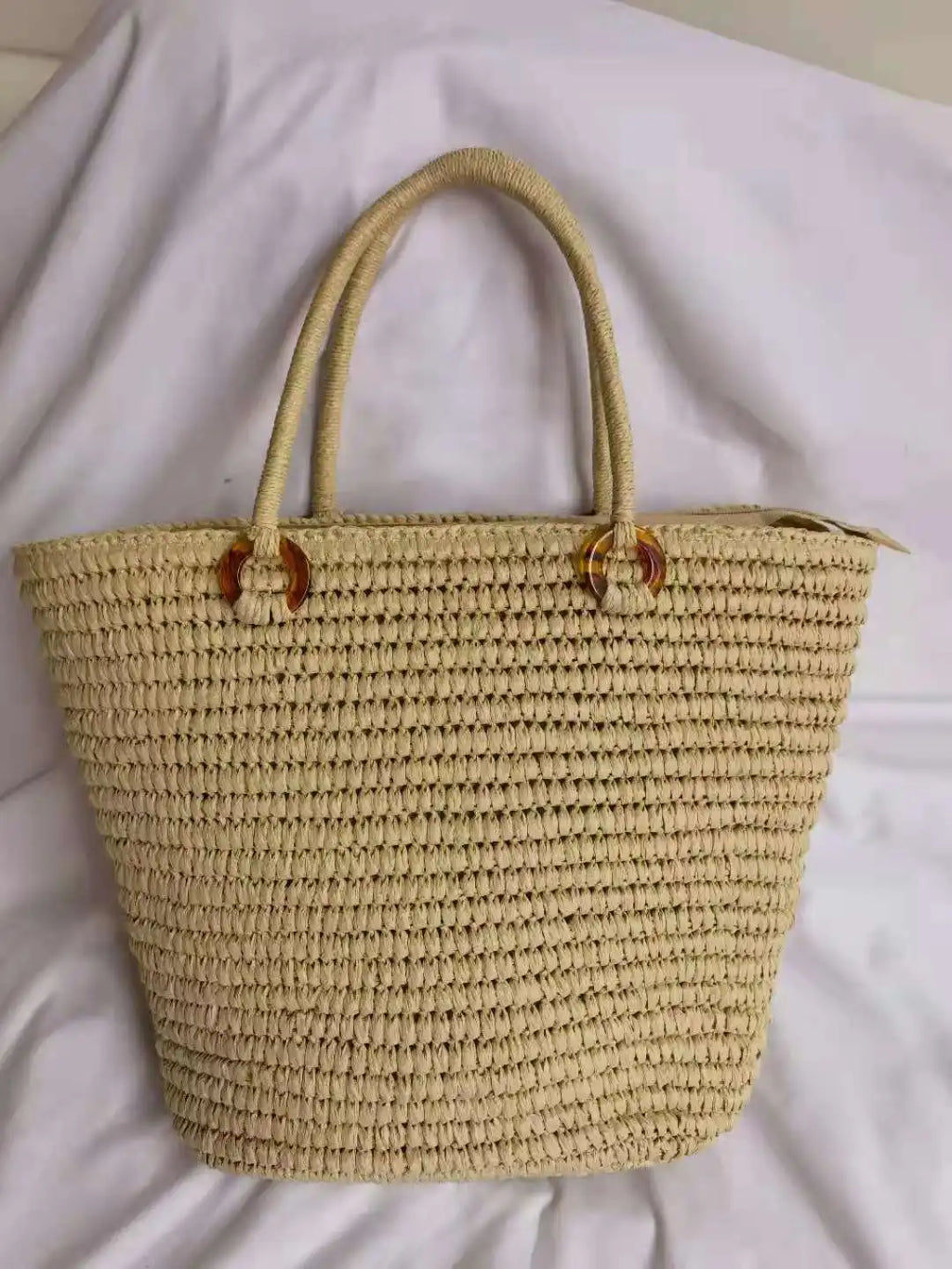 Luna Marisol Straw Tote