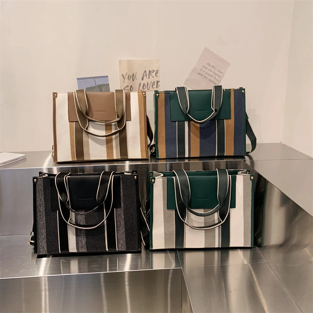 Luna Harper Stripe Tote
