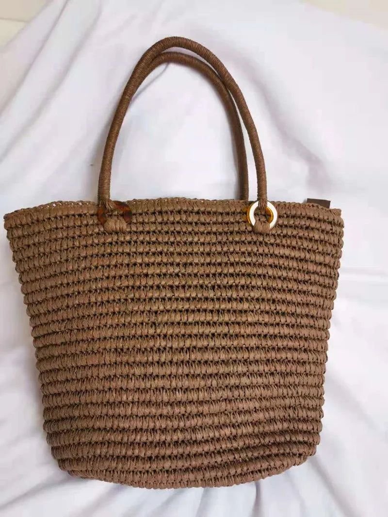 Luna Marisol Straw Tote