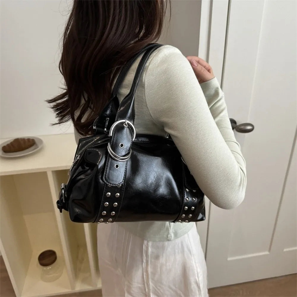 Luna Rebel Rivet Alternative Shoulder Bag
