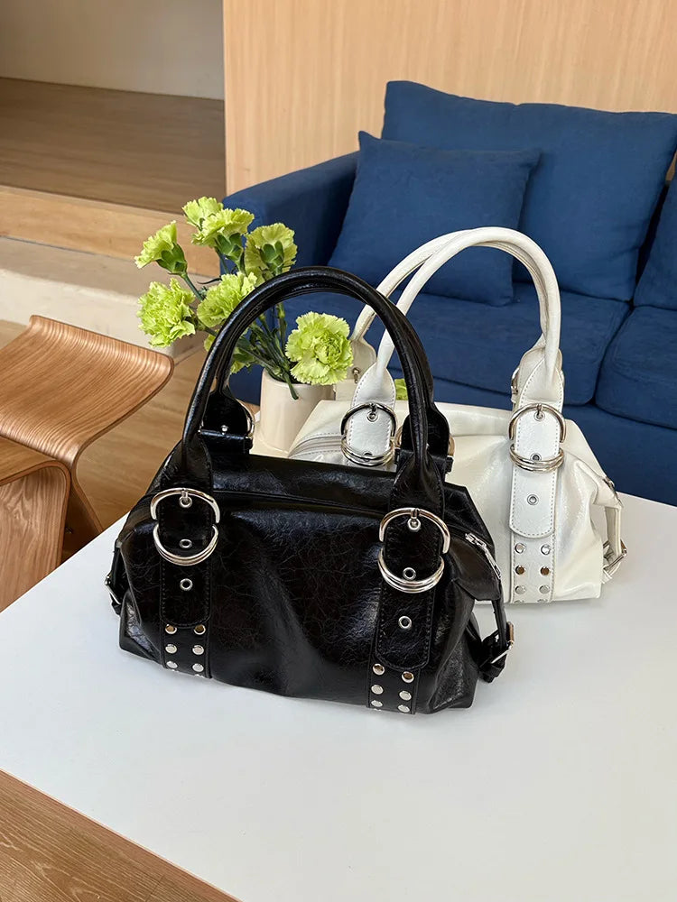 Luna Rebel Rivet Shoulder Bag