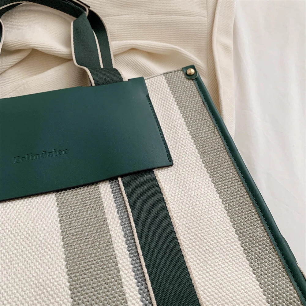 Luna Harper Stripe Tote