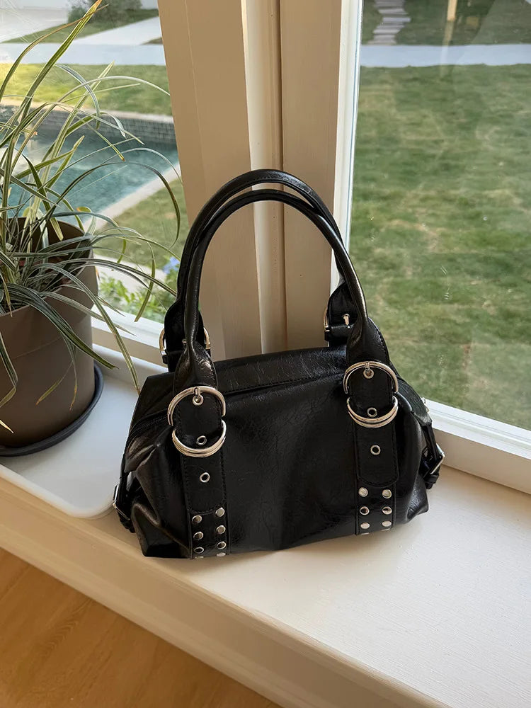Luna Rebel Rivet Shoulder Bag