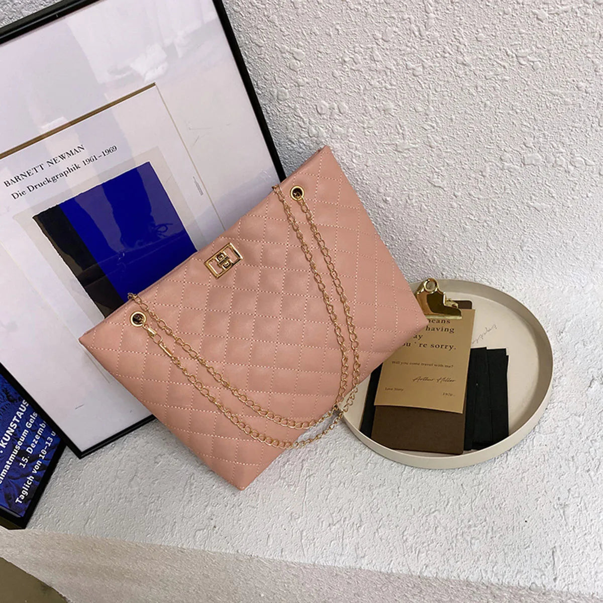 Luna Diamond Structured Bag
