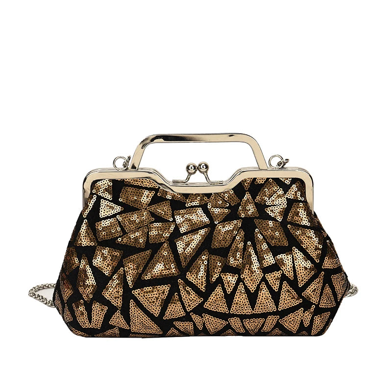 Luna Aurora Sequin Clutch