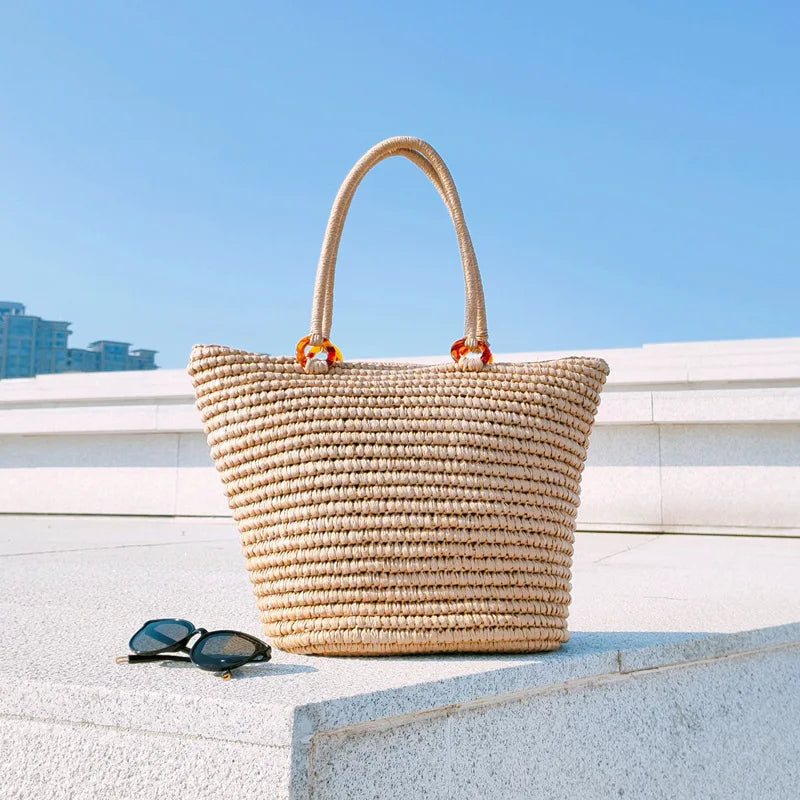 Luna Marisol Straw Tote