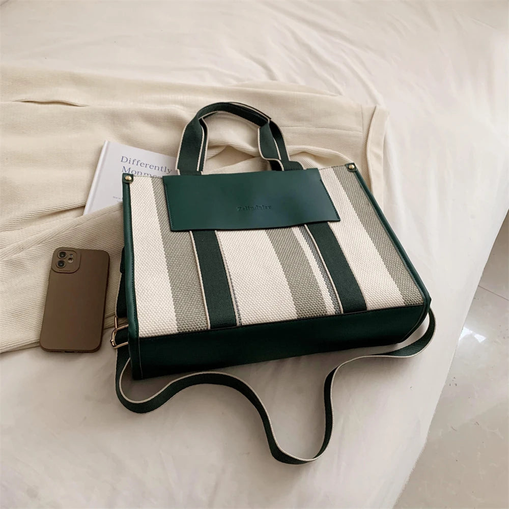 Luna Harper Stripe Tote