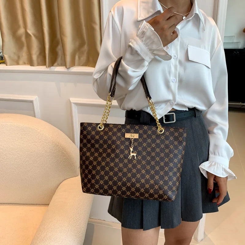 Luna Mae Soft Leather Tote