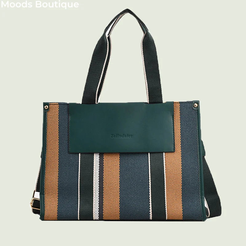 Luna Harper Stripe Tote
