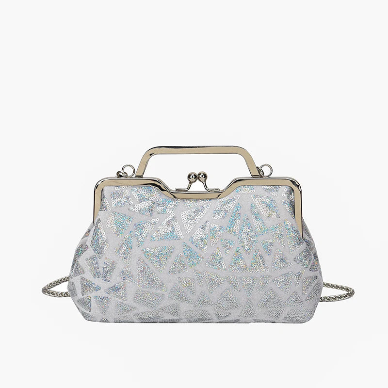 Luna Aurora Sequin Clutch