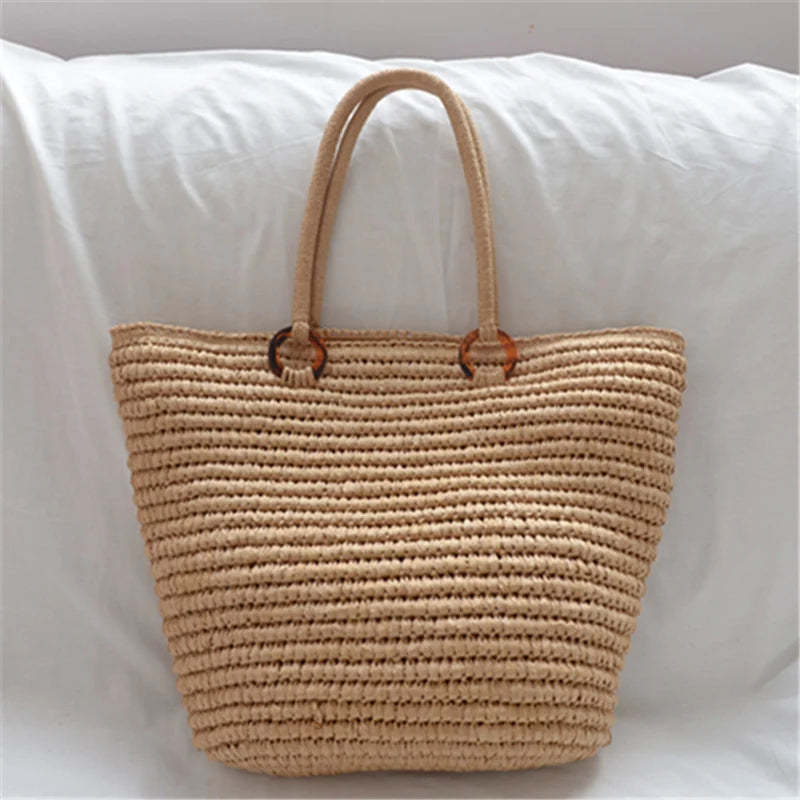 Luna Marisol Straw Tote